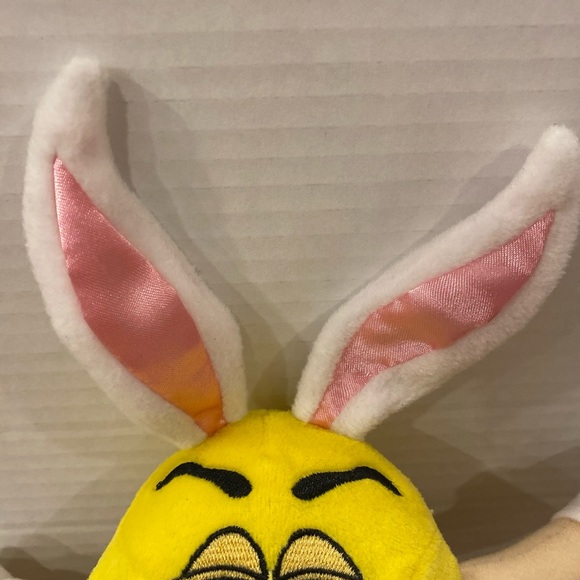Yellow M&M  Easter Bunny Plush 2007 10.5” Mars Inc - Picture 3 of 8
